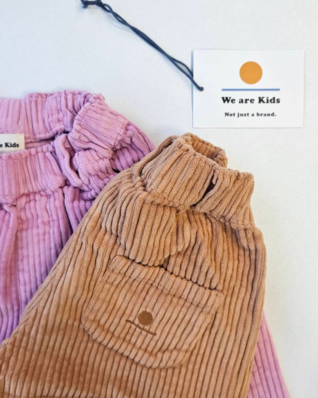 We are kids - 100%有機棉燈心絨長褲 - 南瓜橘 4-5Y&6-7Y