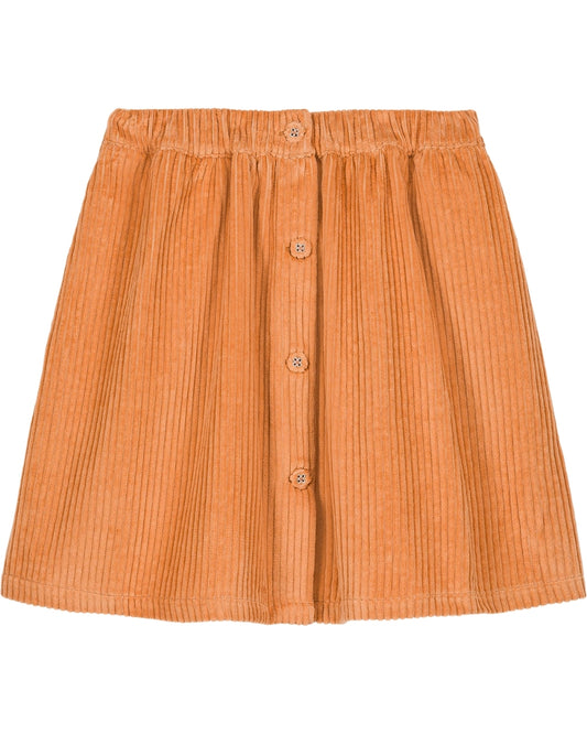 We are kids - 100%有機棉JUPE CHARLIE 南瓜橘燈芯絨裙 4-5Y & 6-7Y