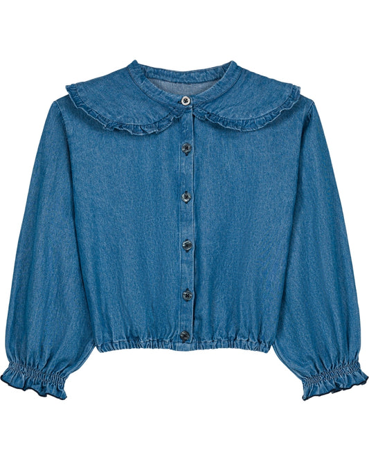 We are kids - 100%純棉CHEMISE CLARA牛仔襯衫 4Y-9Y