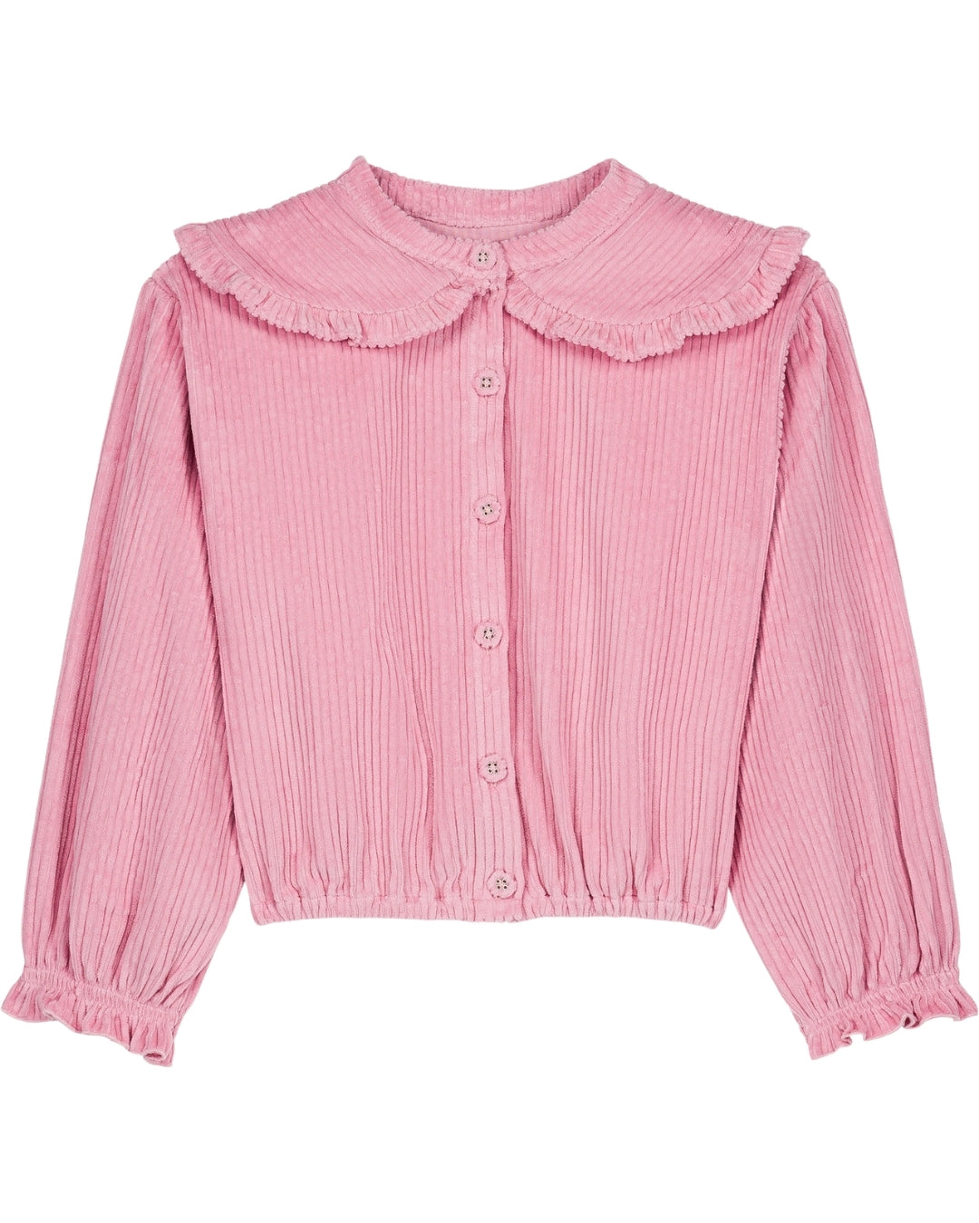 We are kids - 100%有機棉燈芯絨CHEMISE CLARA襯衫- 泡泡糖粉 4-5Y & 6-7Y