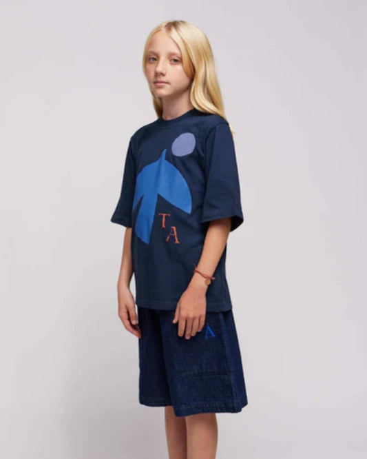 True Artist 深藍色短袖T-shirt (4Y~11Y)