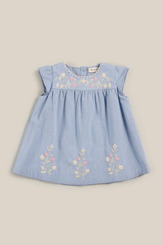 Bay & Fay 有機棉刺繡洋裝 - Firle Dress 4Y (最後一件)