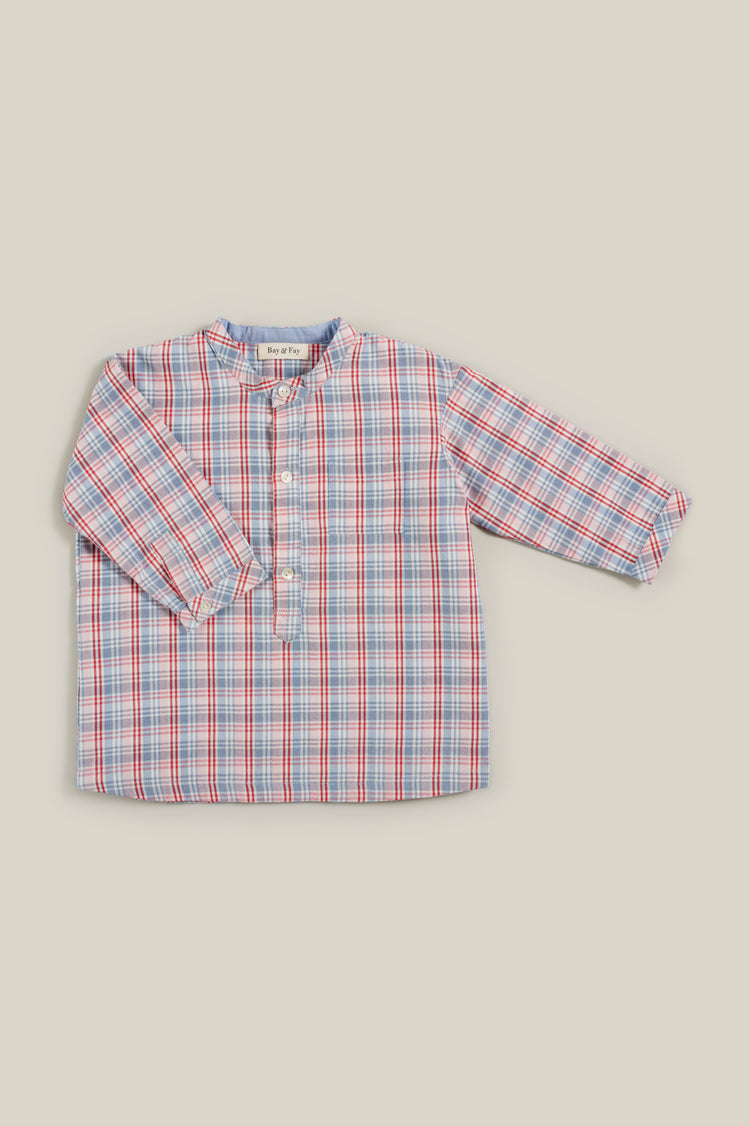 Bay & Fay 有機棉格紋襯衫 - Lewes Shirt (2Y~4Y)