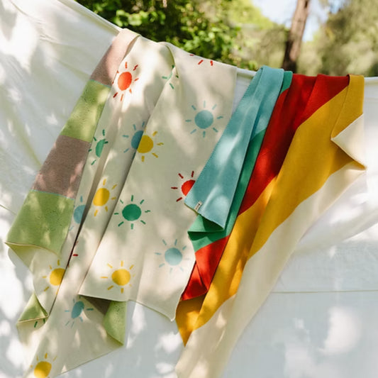 Bayiri 100%有機棉雙面針織蓋毯 - Sunny Blanket