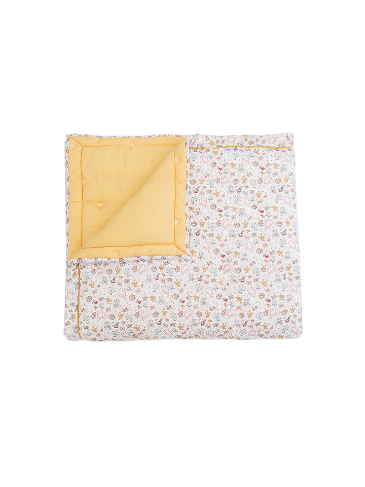 (預購) Creme enfant 100% 莫代爾水洗鋪棉 -日光小雞 (兩個尺寸: 兒童被(J) & 單人被(S) : 四季被&加厚款)