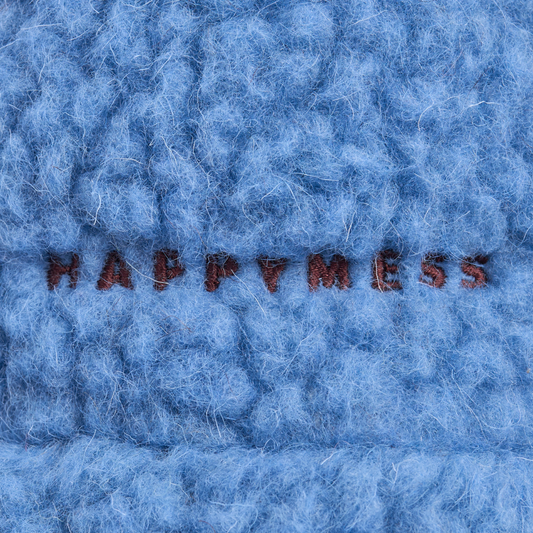 (預購) Happymess 100%美麗諾羊毛漁夫帽- 成人款 / ice blue ❘ 預購尺寸: S & M