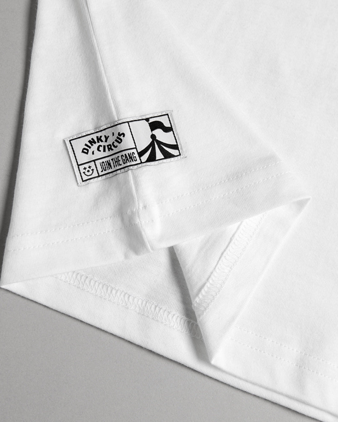 Dinky Circus 純棉米白色短袖T-shirt -DINKY DELI TEE (3Y~8Y)
