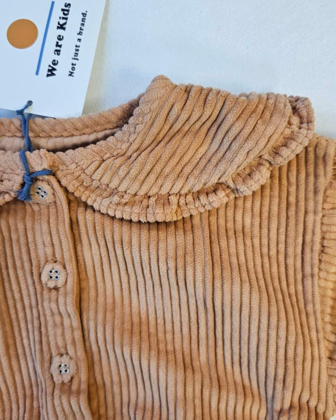 We are kids - 100%有機棉燈芯絨CHEMISE CLARA襯衫- 南瓜橘 4-5Y & 6-7Y