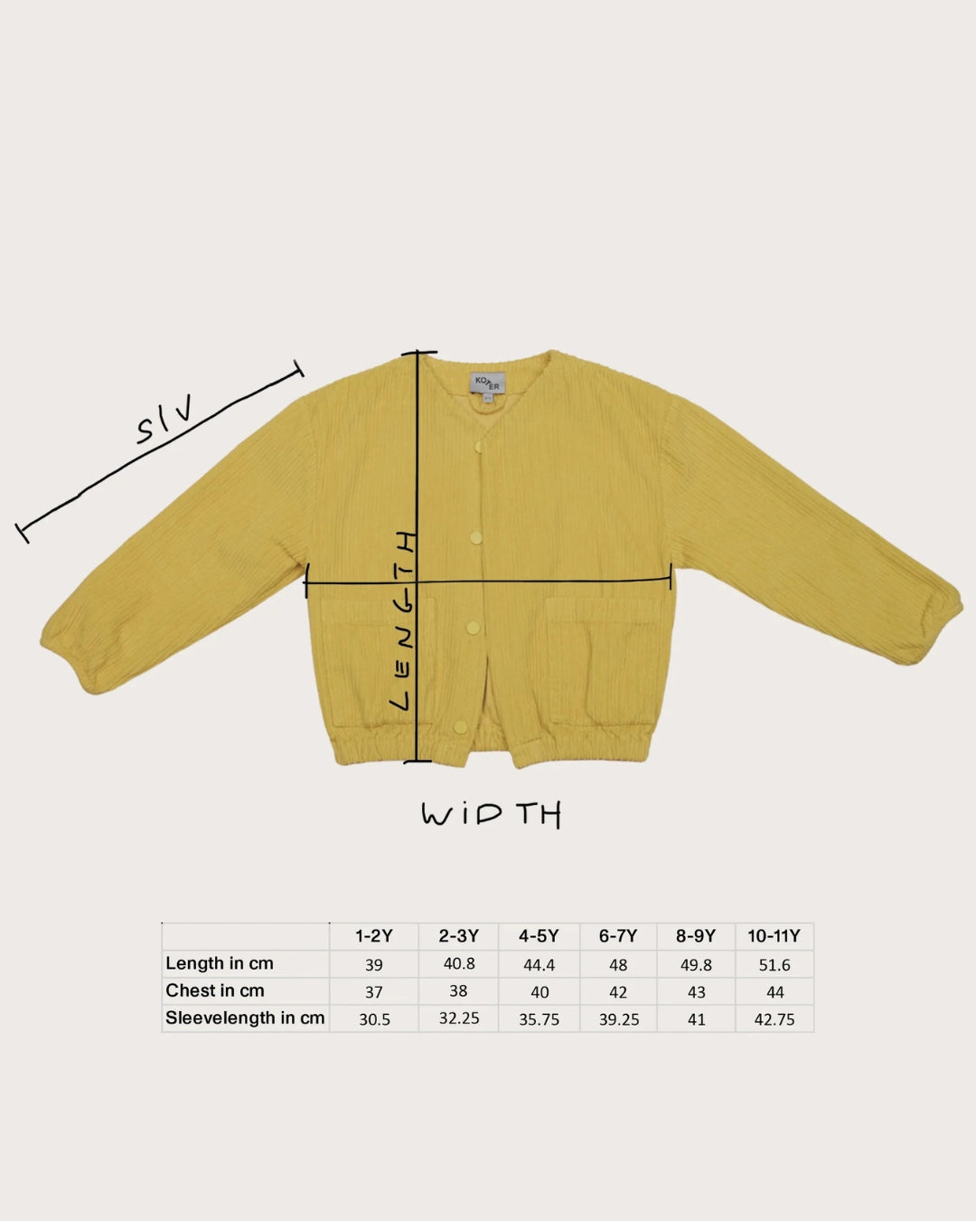 Studio Koter 100%有機棉SENNA燈芯絨外套 - Meadow Green 4Y~9Y