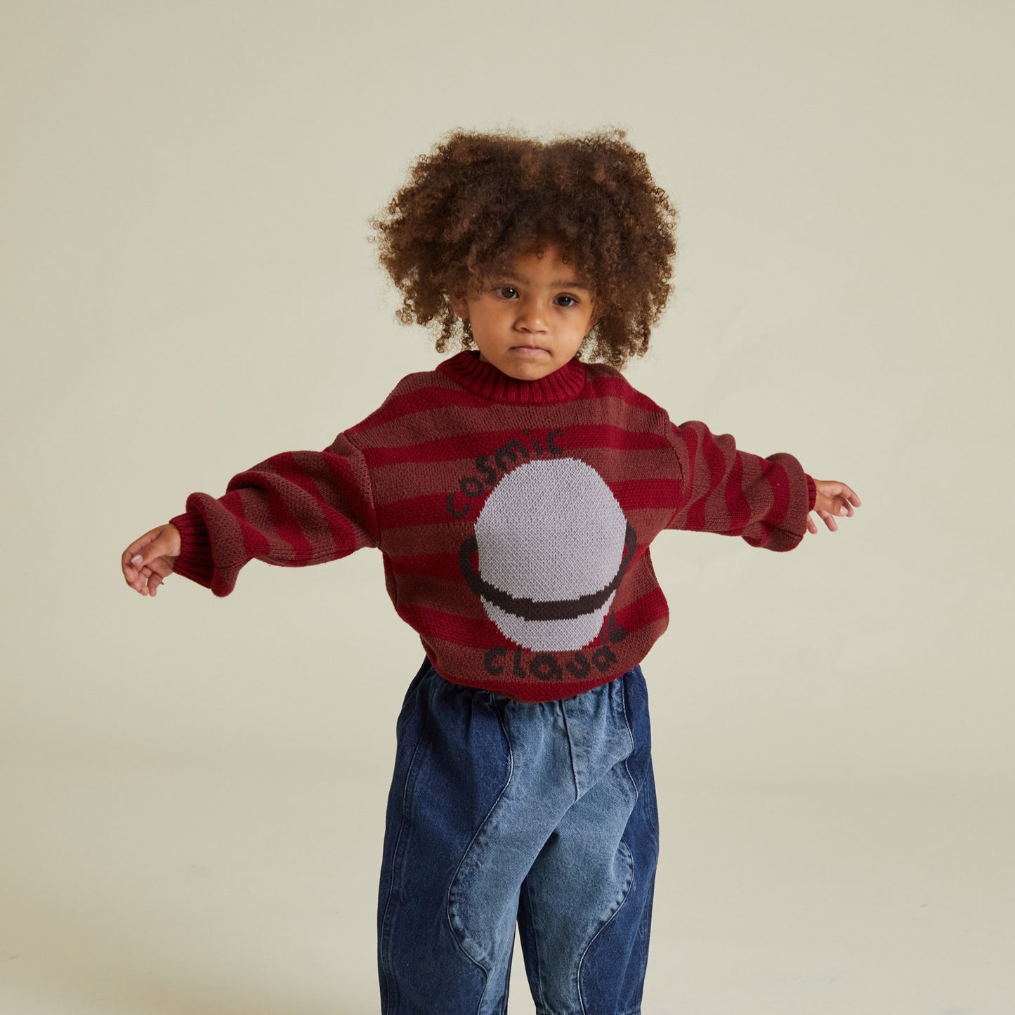 Claude & Co. 100%有機棉針織上衣-土星  1~5Y