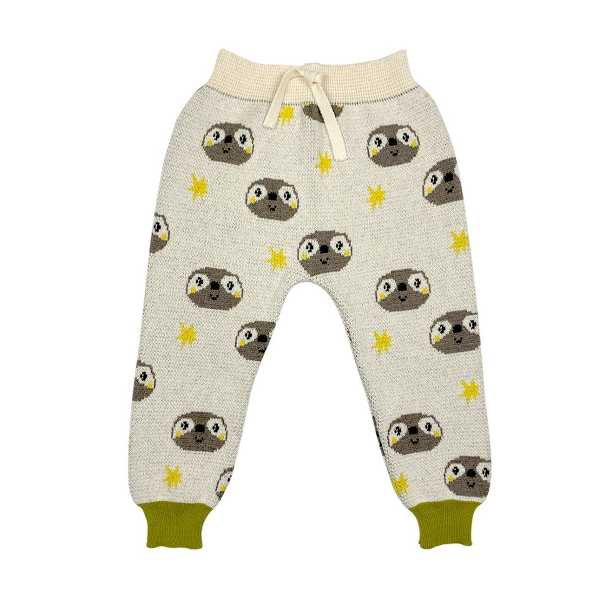 Bayiri 100%有機棉針織長褲 - Cosmic Sloth Pants ❘ 現貨尺寸: 2Y~4Y