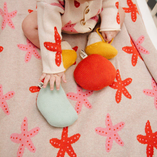 Bayiri 100%有機棉經典蓋毯 STARFISH DANCE