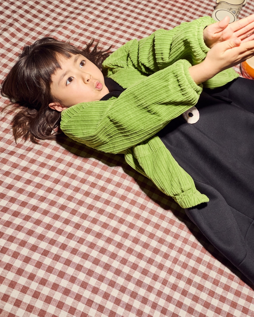 Studio Koter 100%有機棉SENNA燈芯絨外套 - Meadow Green 4Y~9Y