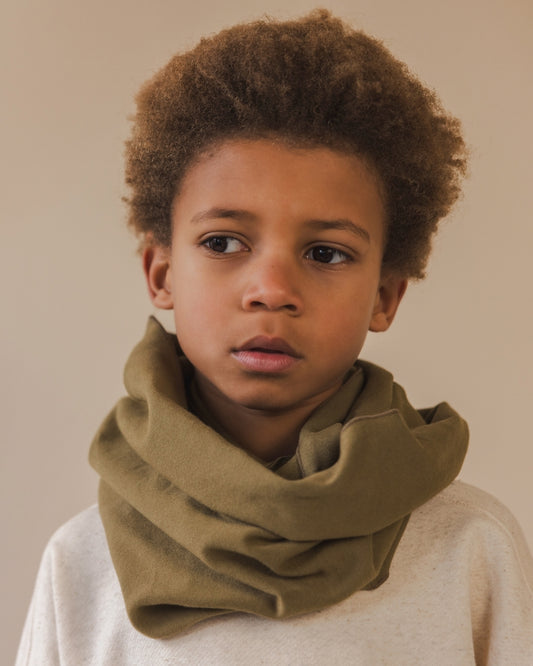 Phil&Phae 有機棉圍脖 (單一尺寸 / 成人可帶) - Deep Moss 濃鬱苔綠 (最後一件)