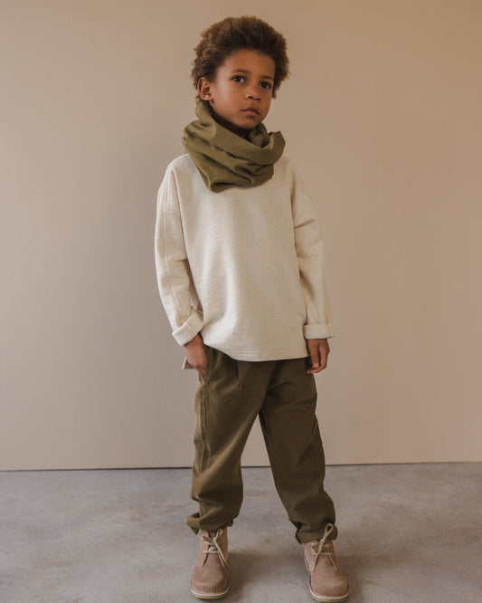 Phil&Phae  有機棉圍脖 (單一尺寸 / 成人可帶) - Deep Moss 濃鬱苔綠