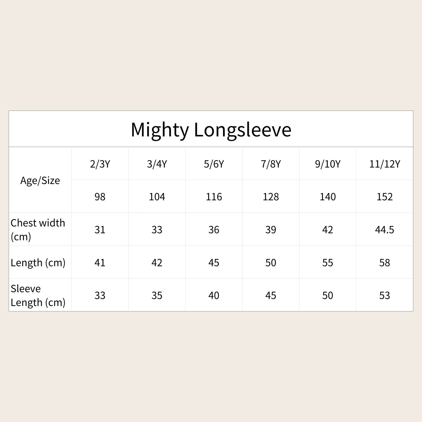 Orbasics 100%有機棉Mighty長袖上衣- Inkberry (2Y~12Y)