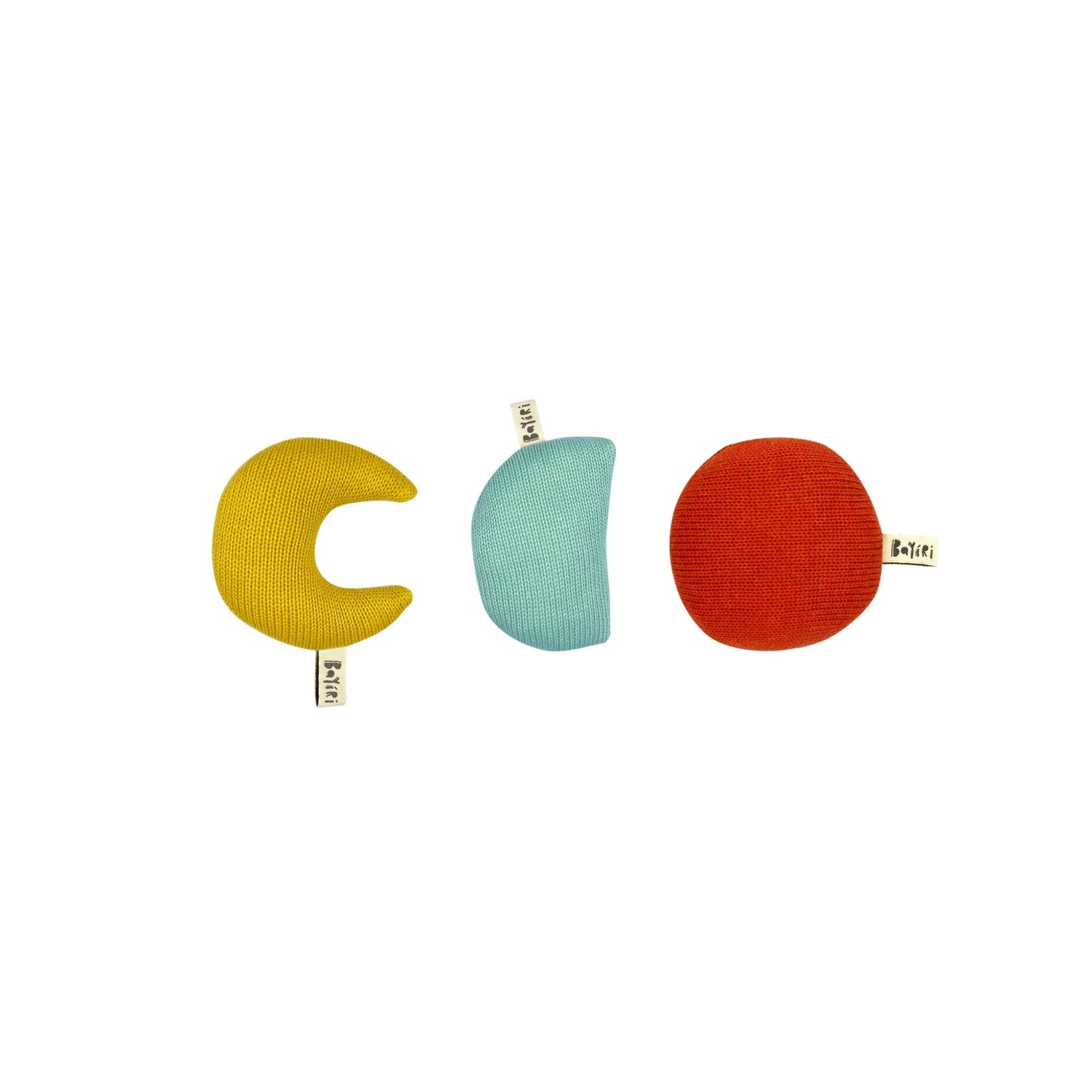 Bayiri 100%有機棉月亮擺飾組(三個一組)