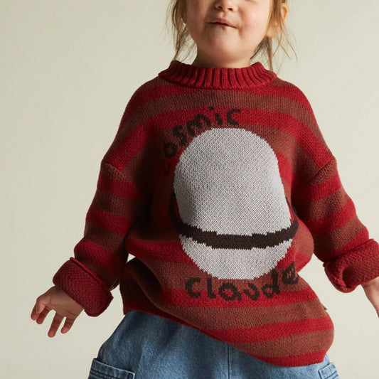 Claude & Co. 100%有機棉針織上衣-土星  1~5Y