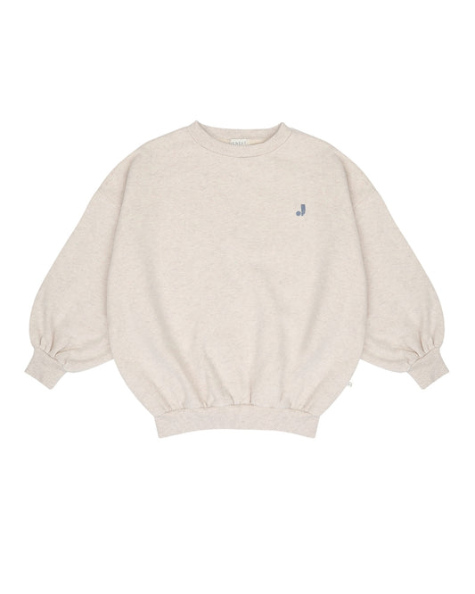 Jenest 100%有機棉One of a Kind大學T - 米白 5Y~10Y