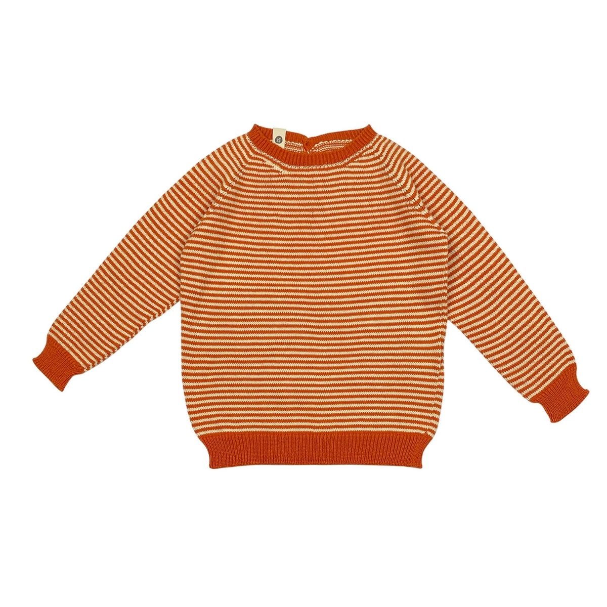 Bayiri 100%有機棉針織上衣 - Red Lazy Bug Sweater ❘ 現貨尺寸: 2Y~4Y