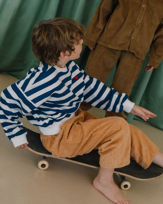 We are kids - 100%有機棉燈心絨長褲 - 南瓜橘  4-5Y&6-7Y