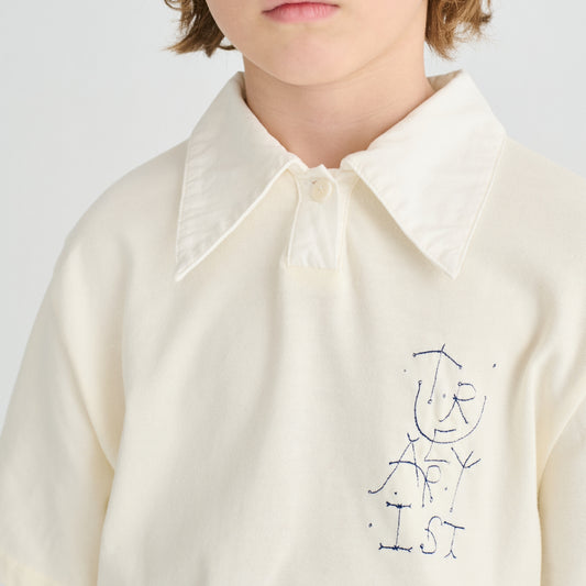 True Artist 100%有機棉短袖 polo上衣 ❘ 現貨尺寸: 4-5Y & 6-7Y