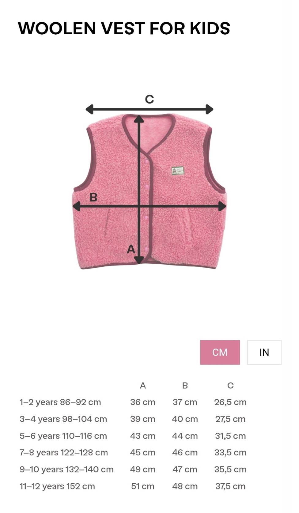 (預購) Happymess 100%美麗諾羊毛背心外套 - Kids in polka dots (1Y~12Y)