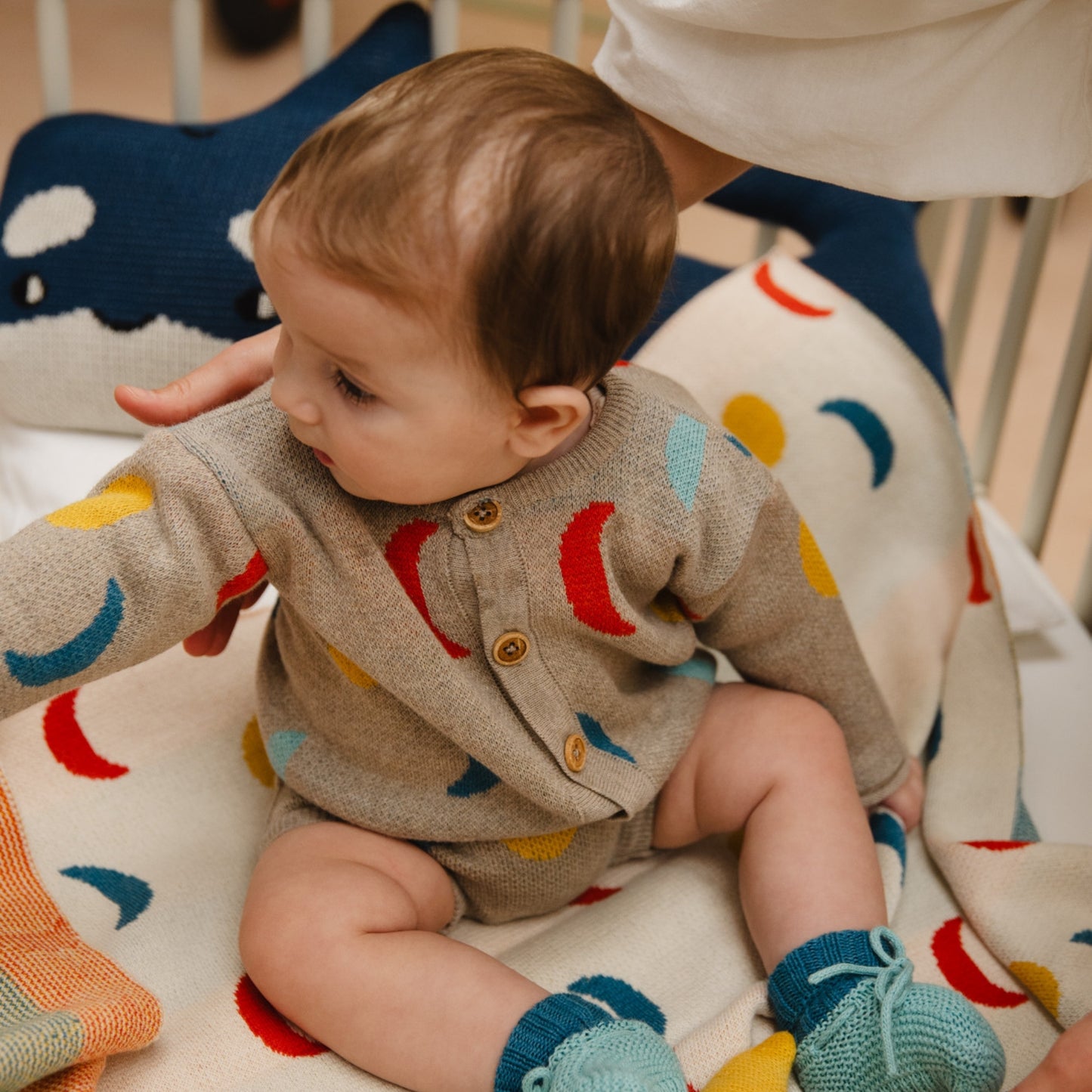 Bayiri 100%有機棉月亮小外套 12M~3Y