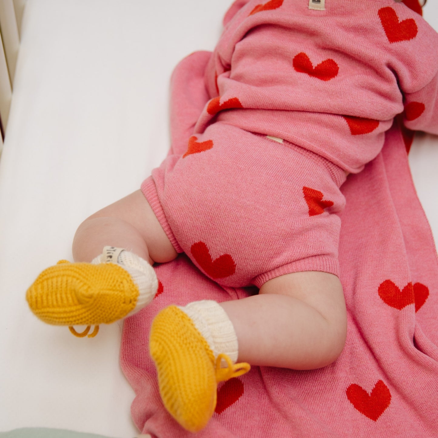 Bayiri 100%有機棉小愛心包屁褲/屁屁褲/燈籠褲 1-3Y (單一尺寸)