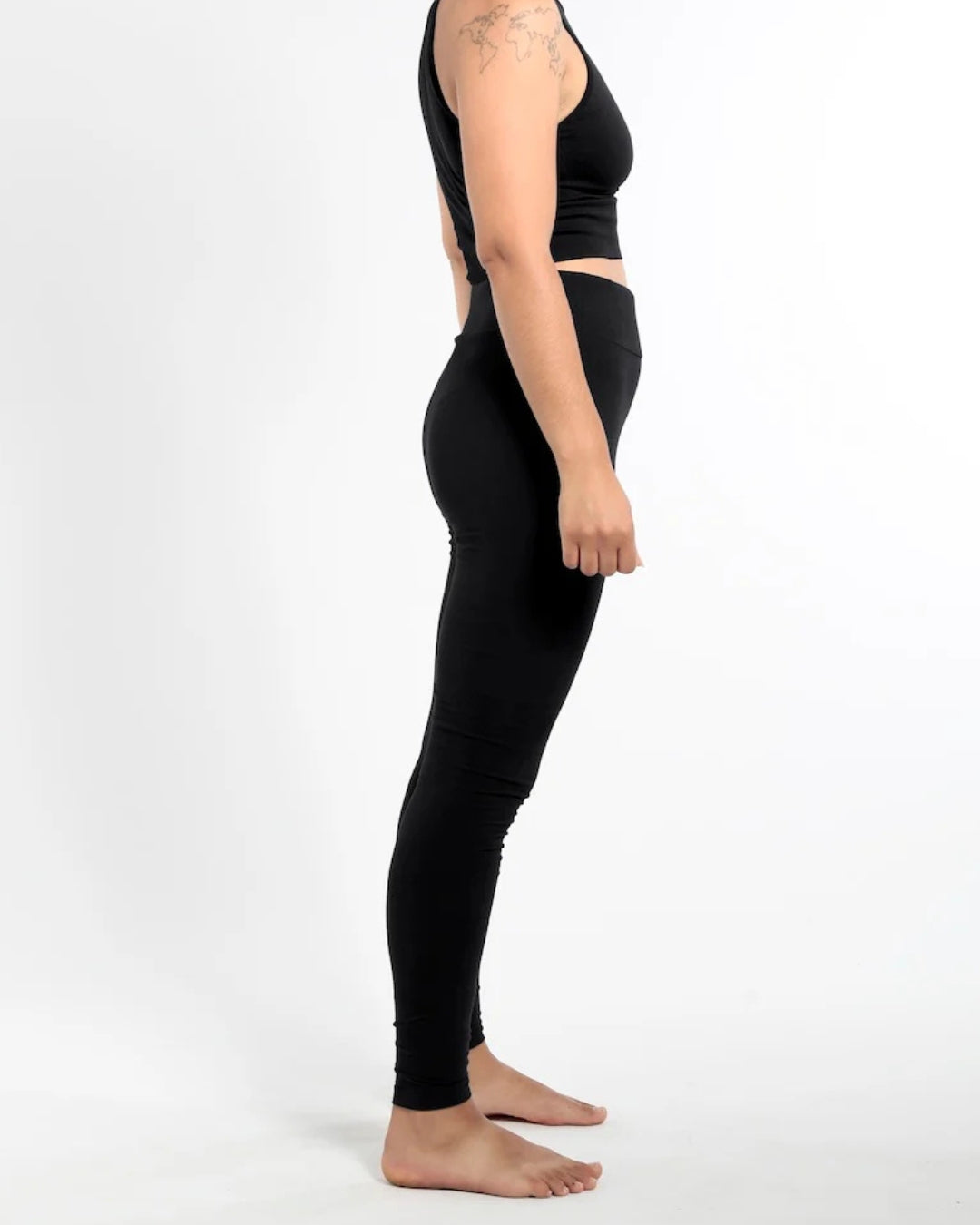 Orbasics 大人版 有機棉 All Day Leggings 宇宙黑 - XS/S/M/L
