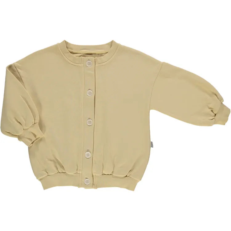 Poudre Organic 有機棉開扣外套 Sahara Sun (3Y & 4Y)