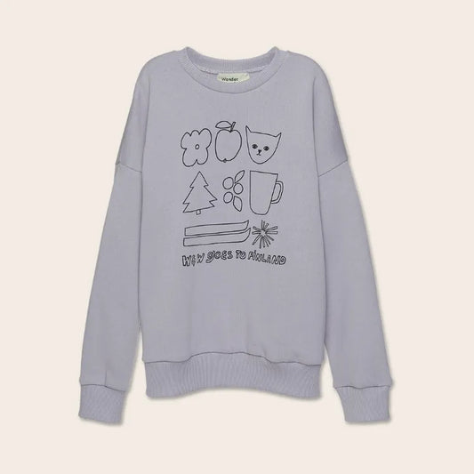 Wander & Wonder 100%有機棉冬日芬蘭小物大學 T 1-2Y & 3-4Y (各最後一件)