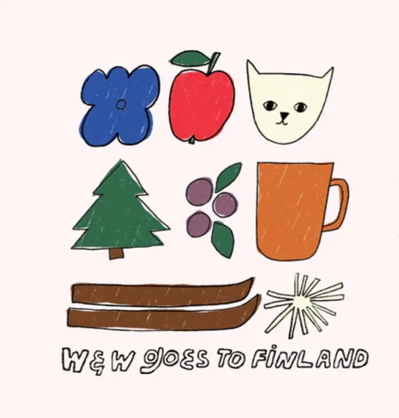 Wander & Wonder 100%有機棉冬日芬蘭小物大學 T ❘ 現貨尺寸: 1-2Y & 3-4Y (各最後一件)