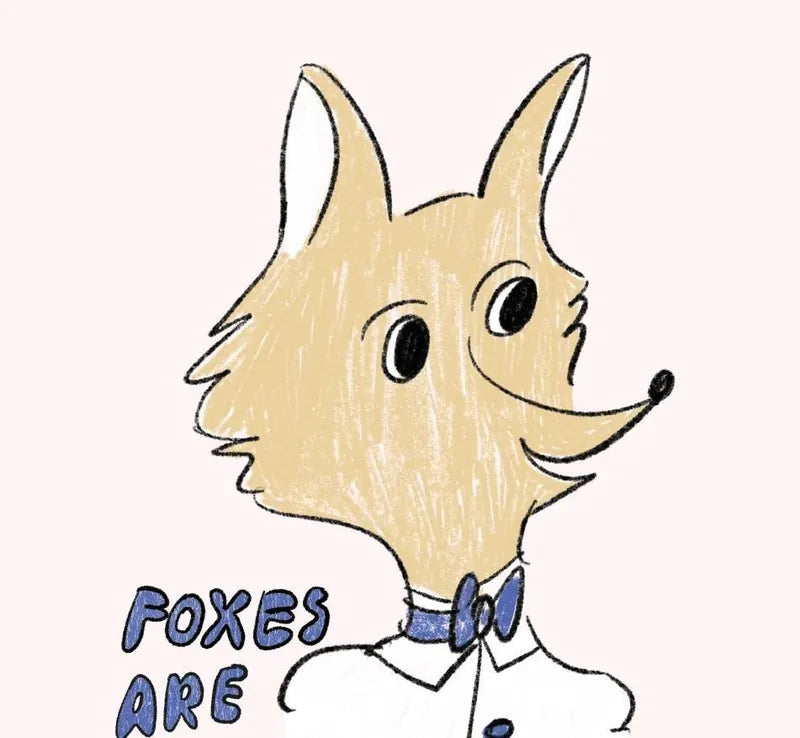 Wander & Wonder 100%有機棉桃紅小狐狸大學T (18M~4Y)