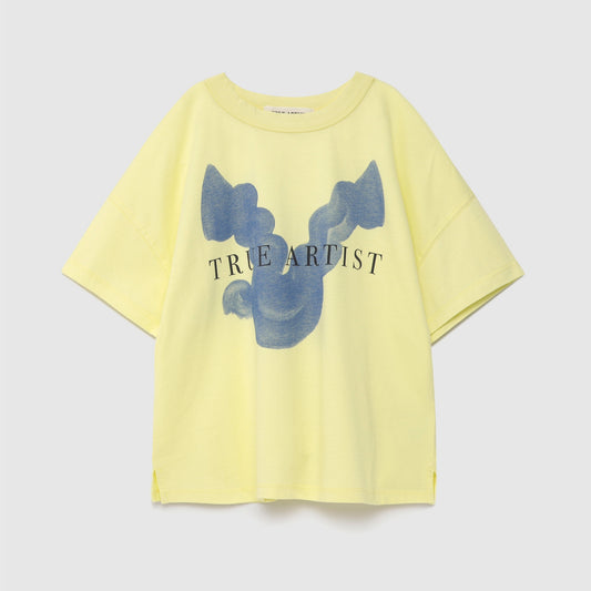 True Artist 100% 有機棉 Elfin Yellow 短袖T-shirt ❘ 現貨尺寸: 4Y~9Y