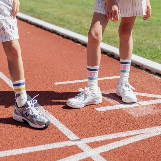 COS I SAID SO - VARSITY 學院風標誌長襪 ❘ 現貨尺寸: 腳長13.5~22.5