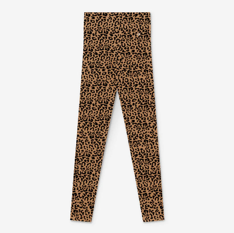 Orbasics 大人版 有機棉 All Day Leggings 豹紋 S /M/ L