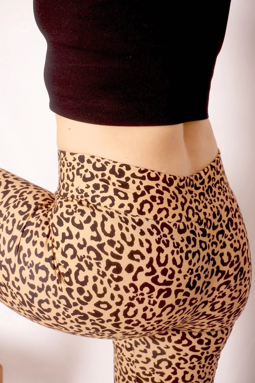 Orbasics 大人版 有機棉 All Day Leggings 豹紋 S /M/ L