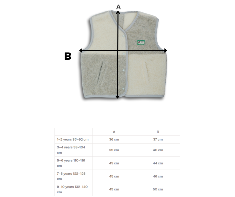 Happymess 100%美麗諾羊毛背心外套 - 1-2Y