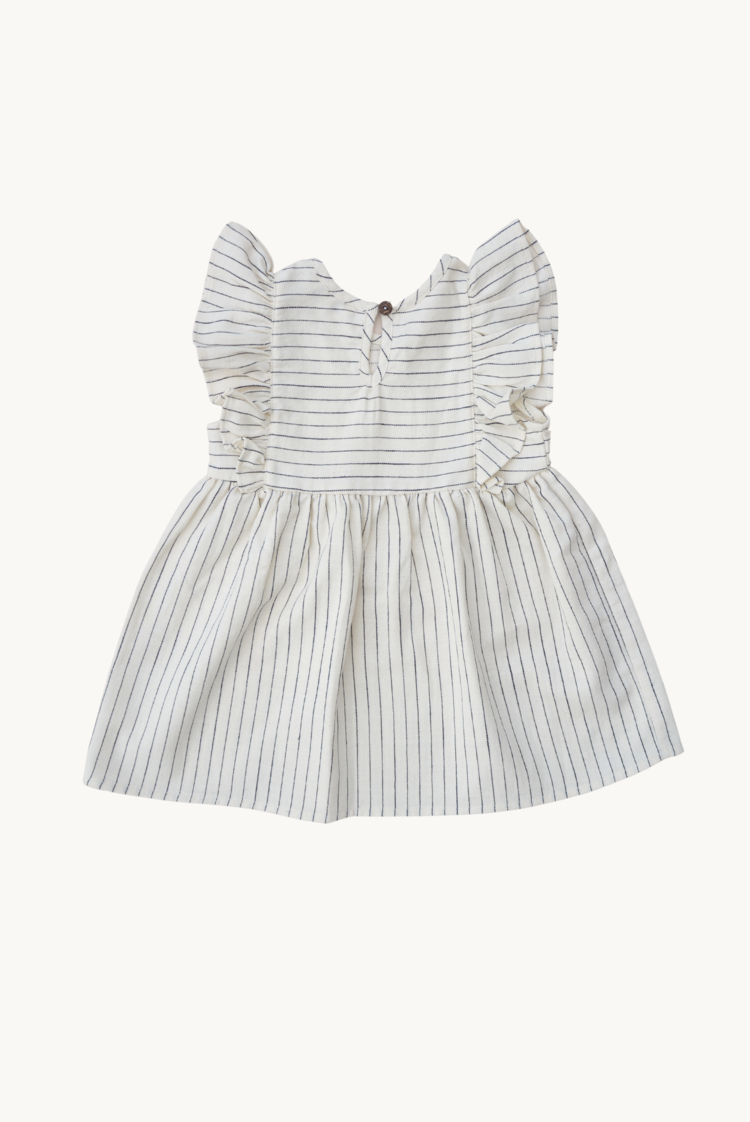 Eli&Nev Dina Dress 短袖純棉條紋洋裝 3-4Y (最後一件)