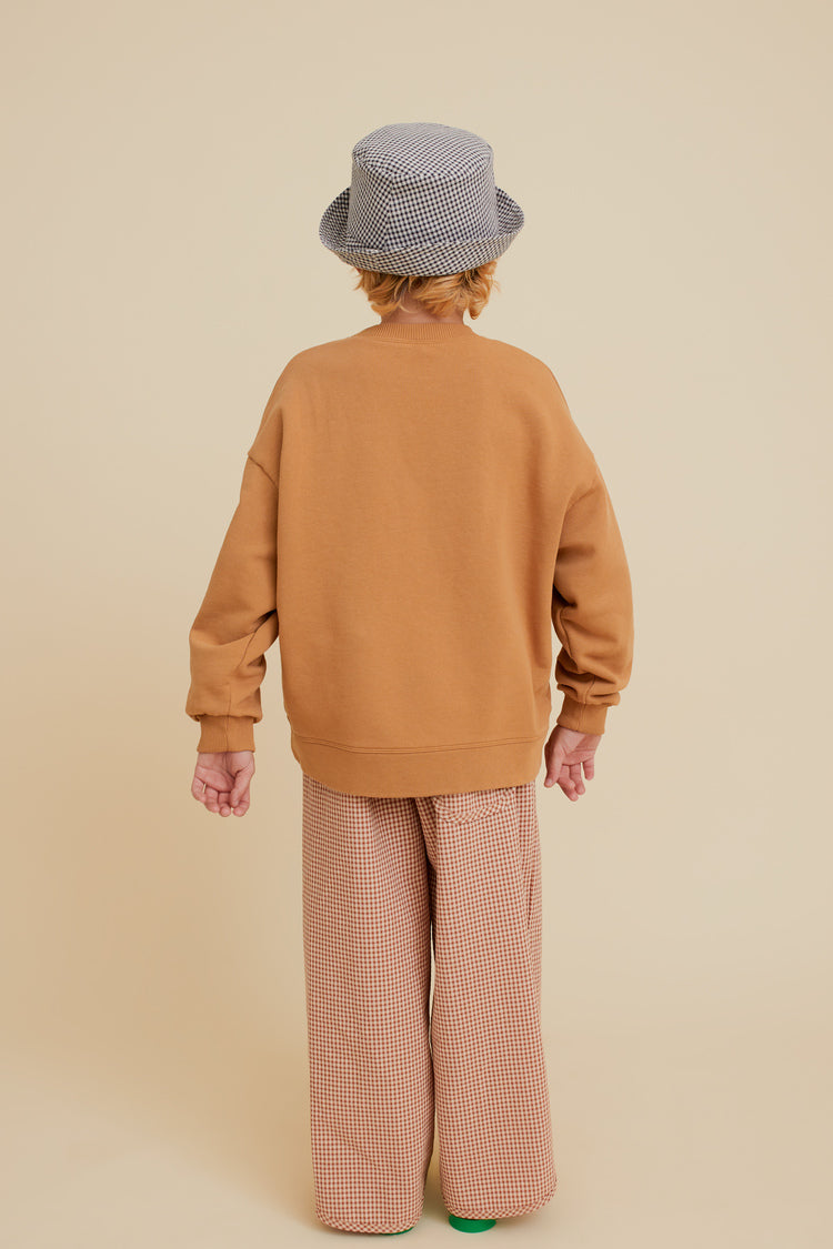OXOX Club 黑白格紋水桶帽 單一尺寸 頭圍約45-49 cm