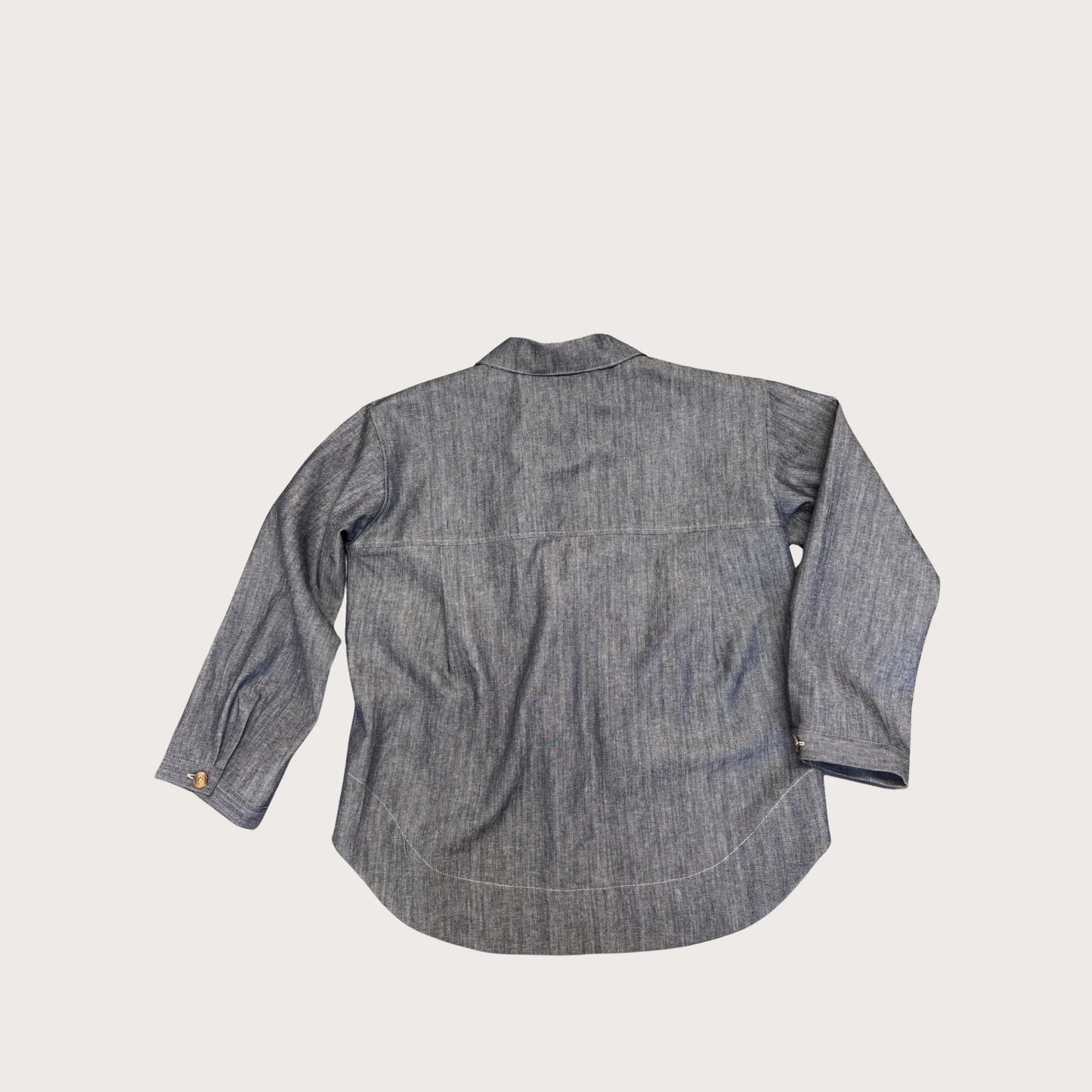 Studio Koter JAGGER 大人款 Indigo 棉麻寬版襯衫外套❘ 現貨尺寸: S