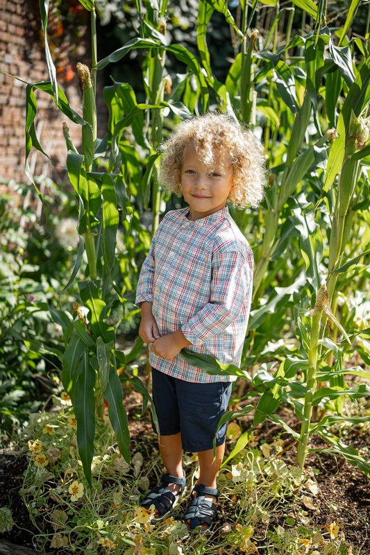 Bay & Fay 有機棉格紋襯衫 - Lewes Shirt (2Y~4Y)