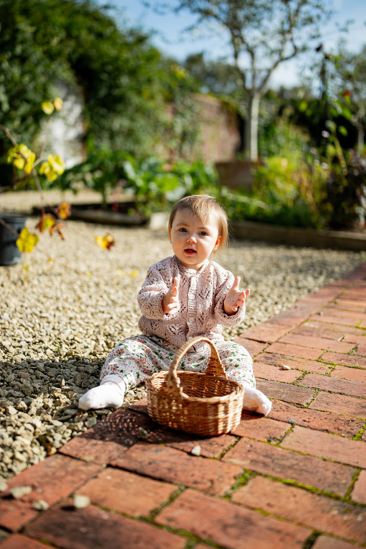 Bay&Fay 有機棉薄長褲 - Andie Trousers - Pink - 12M (最後一件)