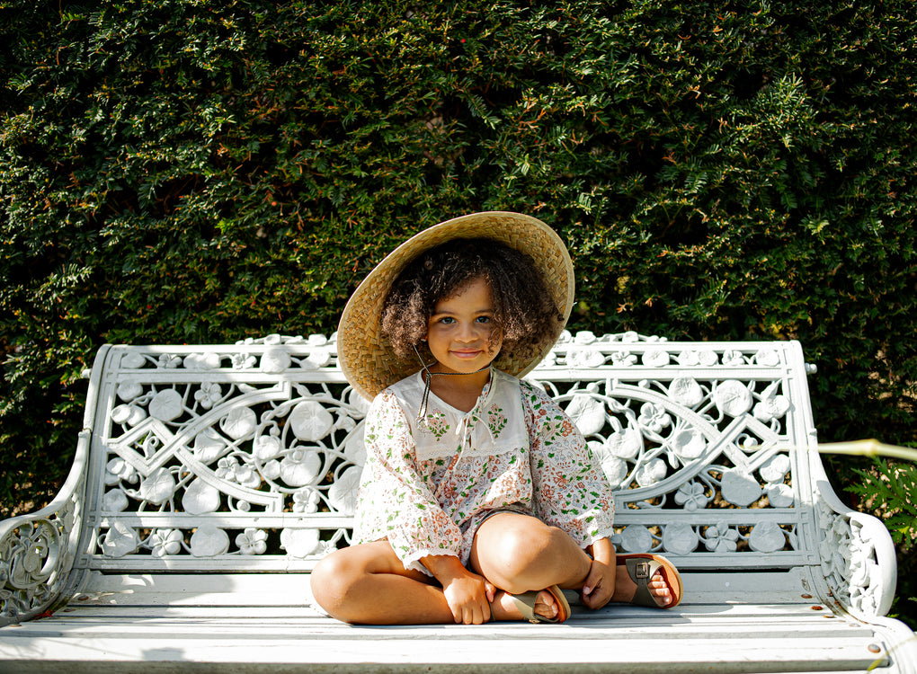 Bay & Fay 有機棉薄長袖上衣 - Meadow Blouse - Pink (12M~3Y)