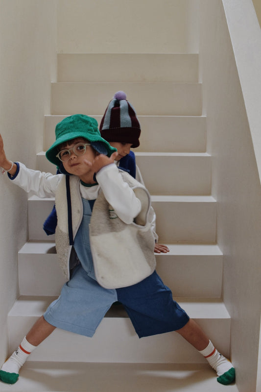 (現貨)Happymess 100%美麗諾羊毛背心外套 - 1-2Y (最後一件)