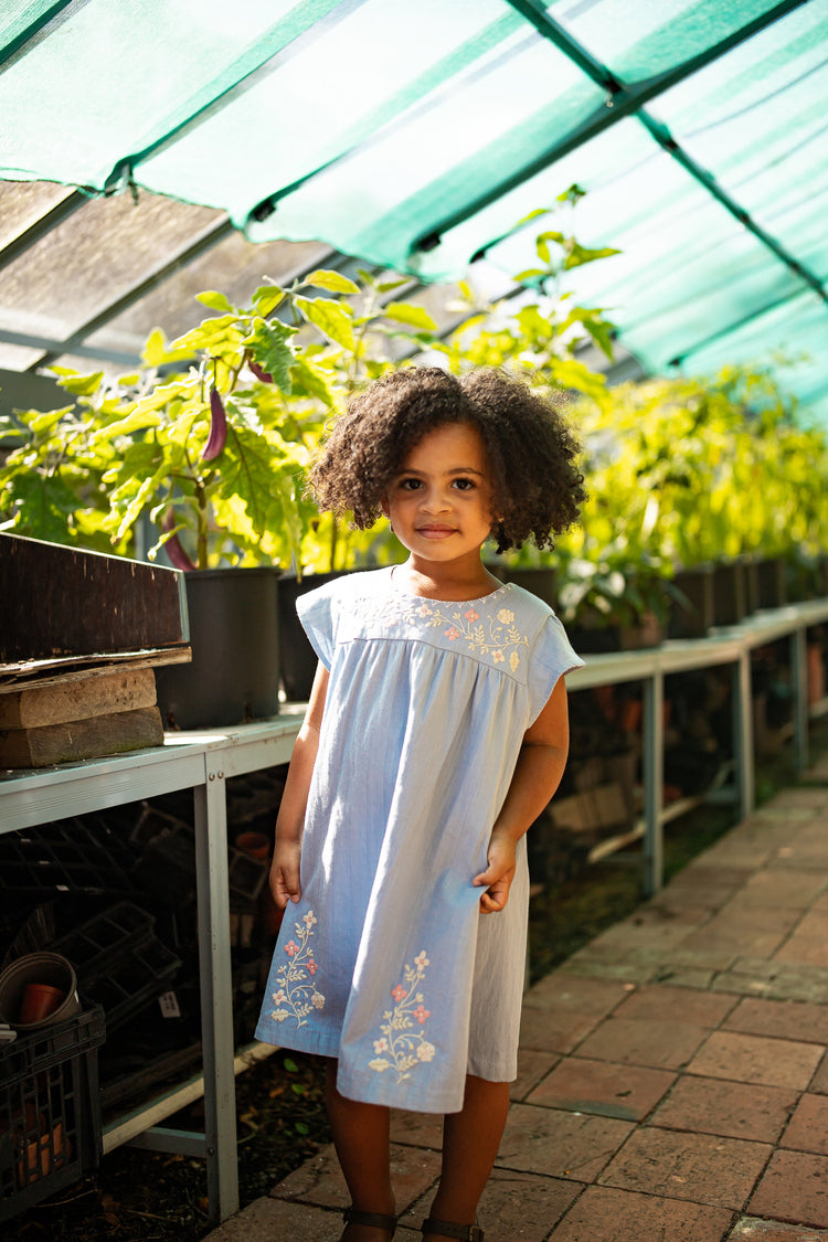 Bay & Fay 有機棉刺繡洋裝 - Firle Dress 4Y (最後一件)
