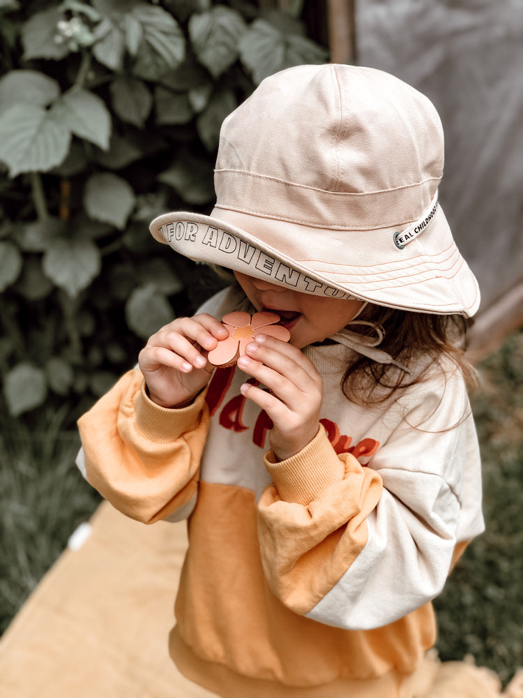 Happymess 純棉遮陽帽 safari hat - sailor blue (1Y~6Y+)