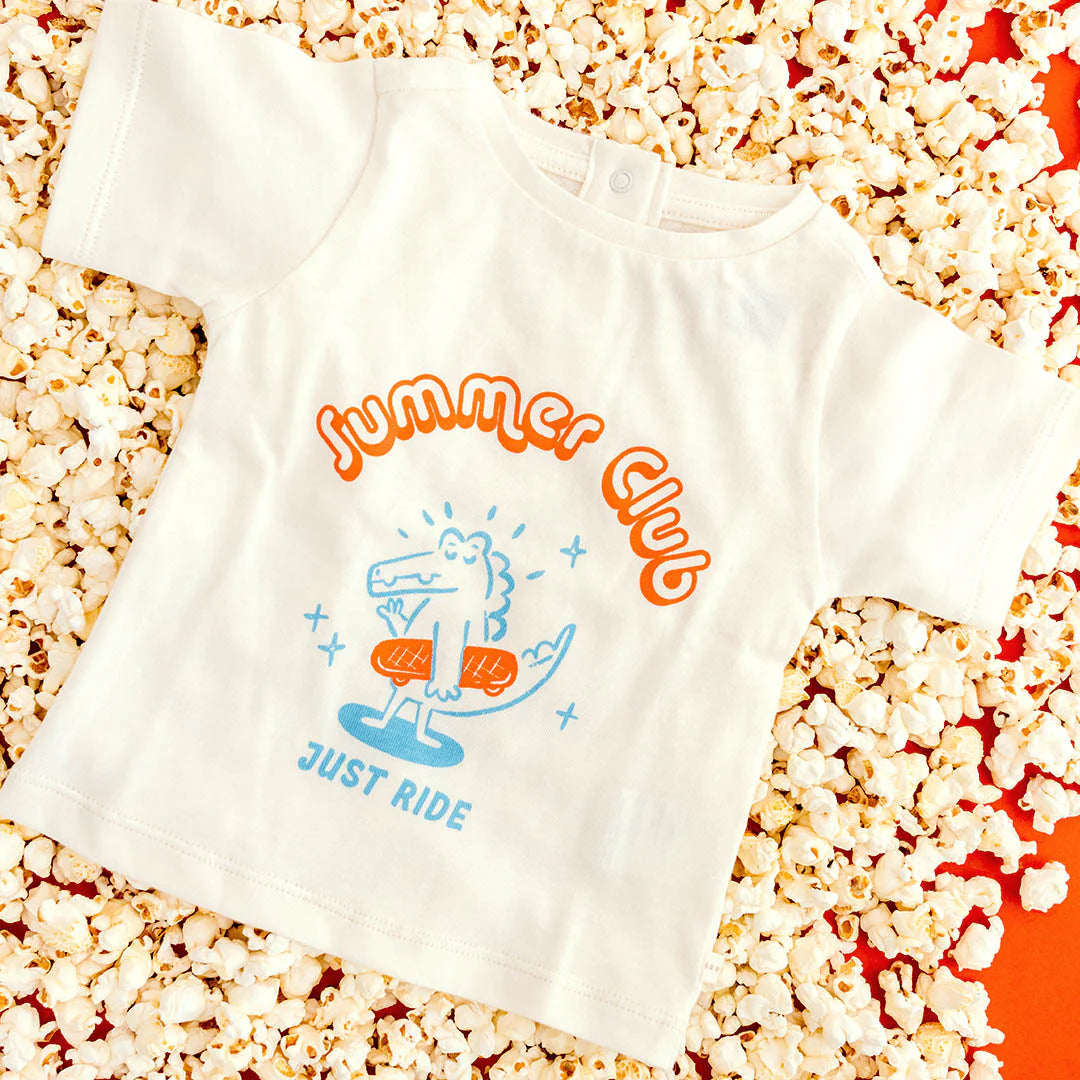 Les Petites Choses 100%有機棉經典短袖 T-shirt ( Summer Club) ❘ 現貨尺寸: 3Y (最後一件)