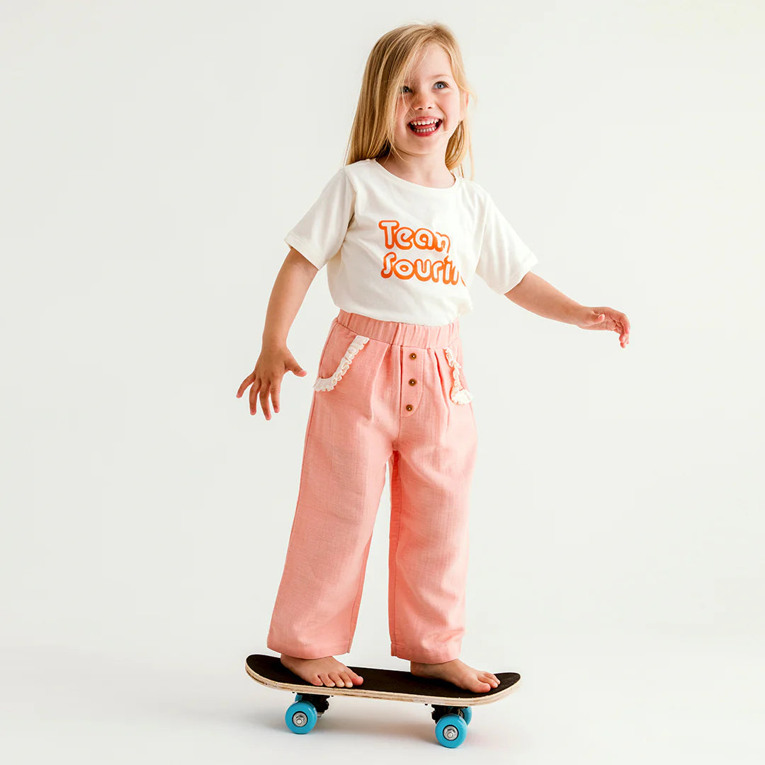 Les Petites Choses 100% 有機棉 TOM 經典短袖 T-shirt (Team Smile) ❘ 現貨尺寸: 2Y~5Y